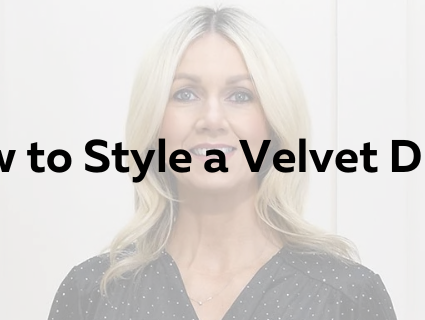 How to Style a Velvet Dress