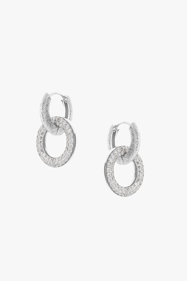 Tutti & Co Charm Earrings Silver-EA525S