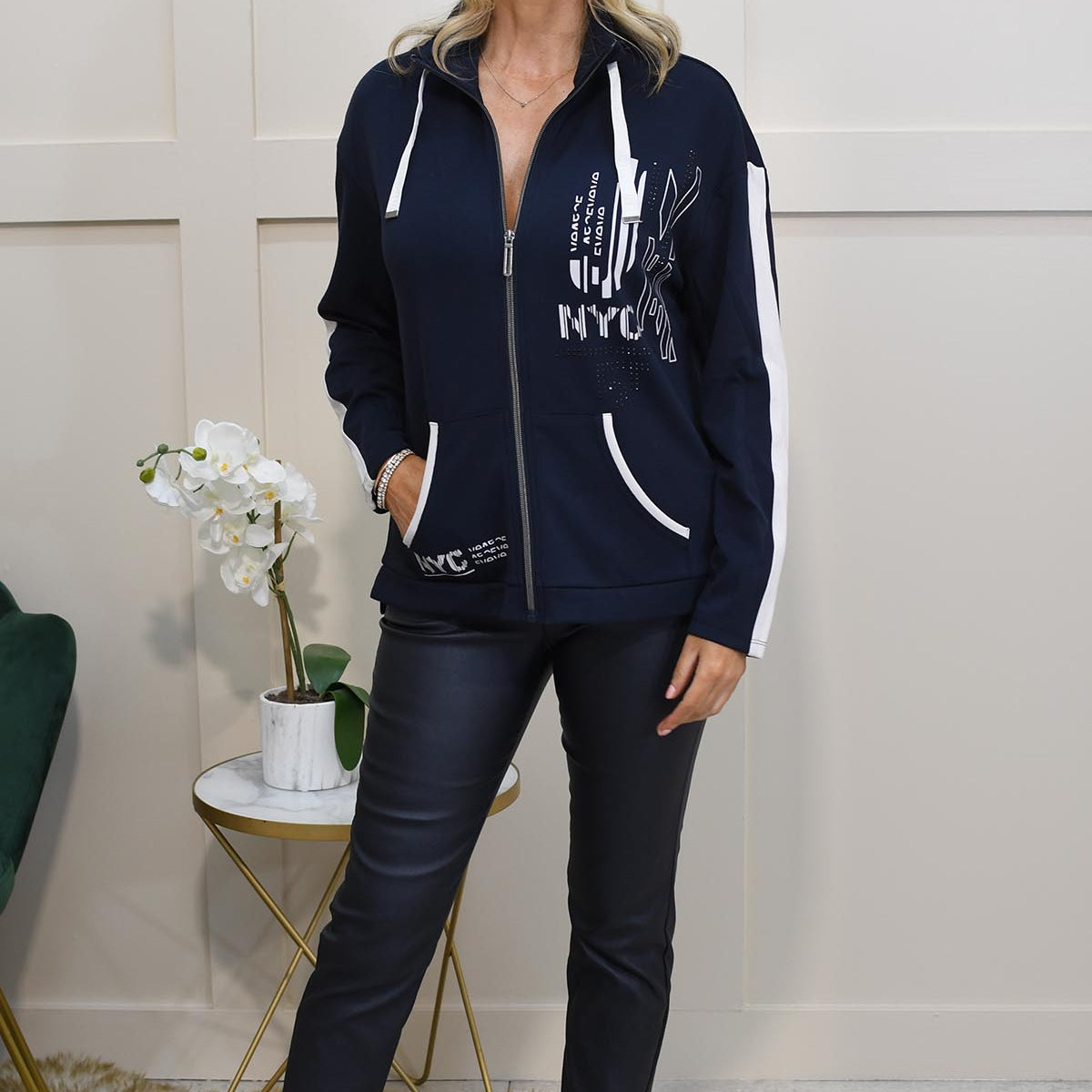 Barbara Lebek Top Navy 56700062-870 main image 1