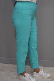 Robell Bella 09 Jade Green Trousers-51568 5499 720