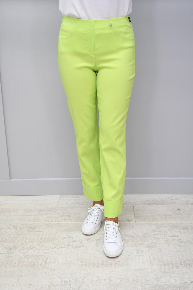 Robell Bella Lime Green Trousers - 51568 5499 810