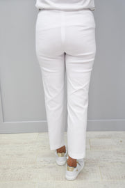 Robell Lena 09 White Trousers - 52550 5499 10