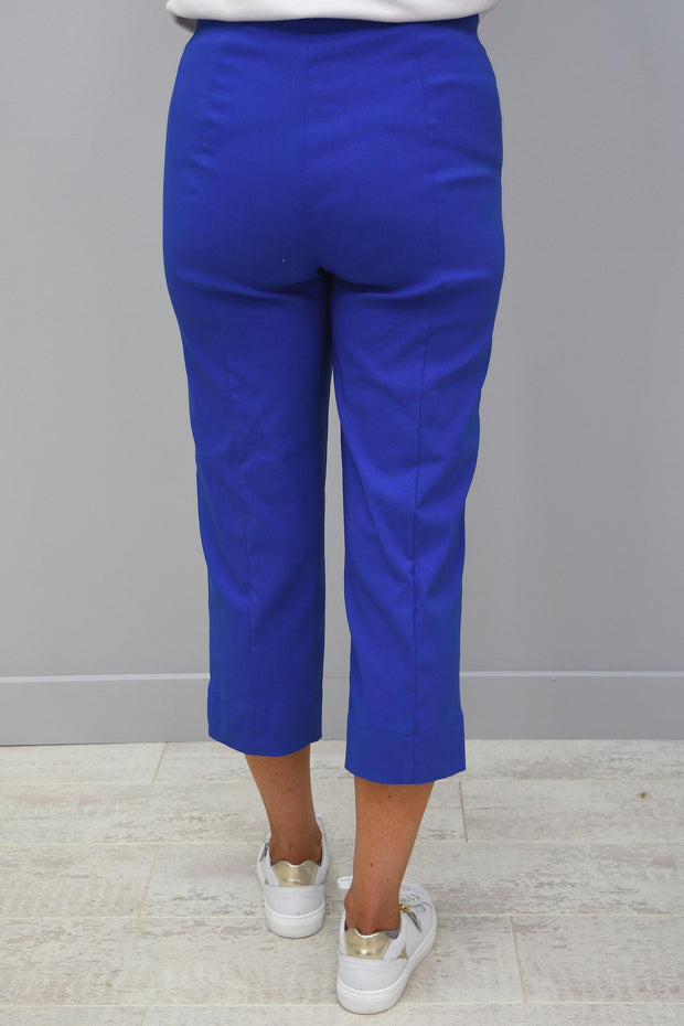Robell Marie Blue Cropped Trousers - 51576 5499 67