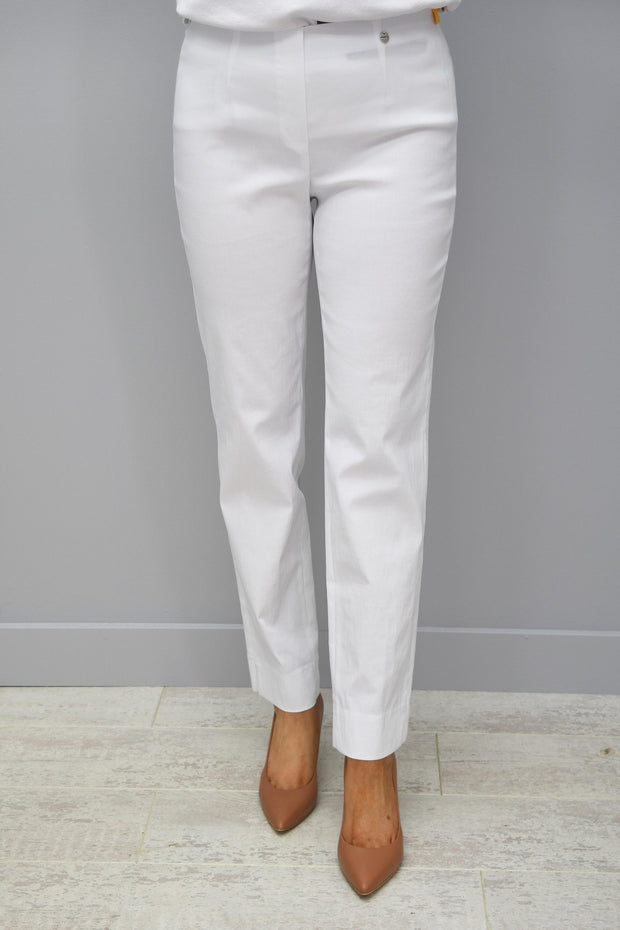 Robell Marie Trousers White 10 - 51412 5499