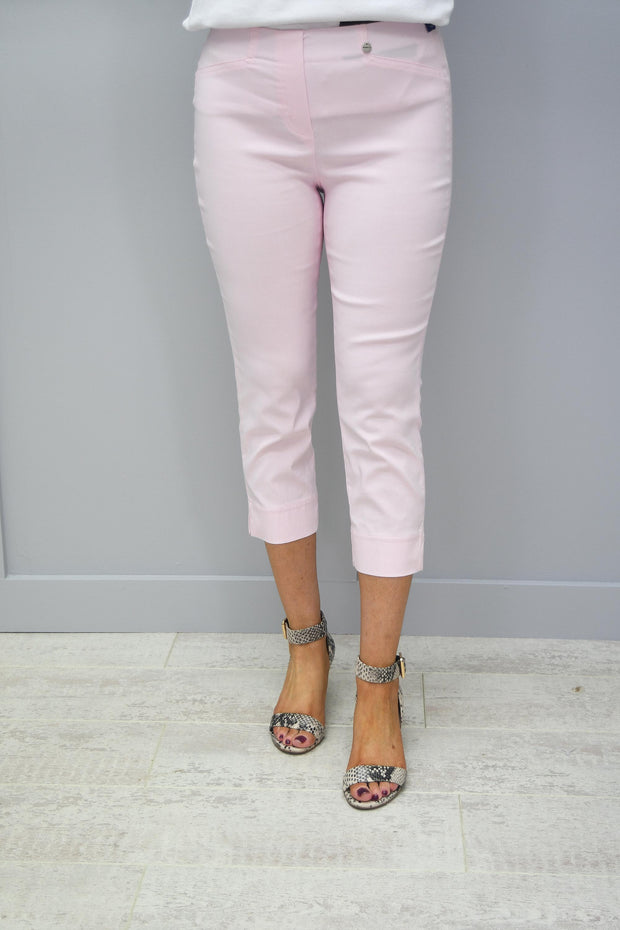 Robell Rose 07 Cropped Trousers Baby Pink 41 - 51636 5499