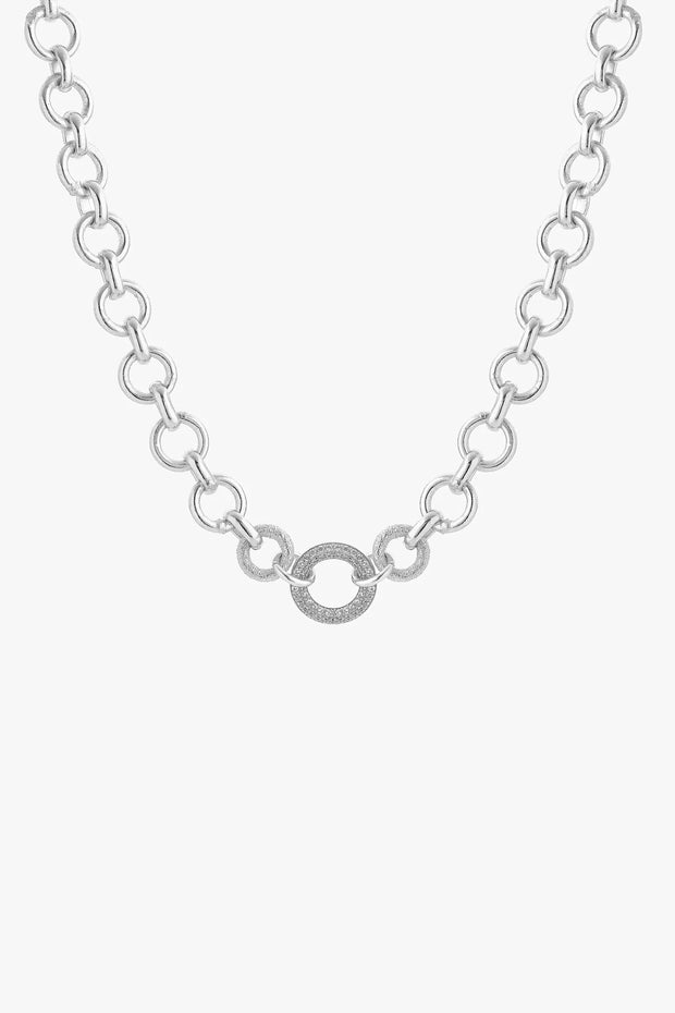 Tutti & Co Grand Necklace Silver-NE676S