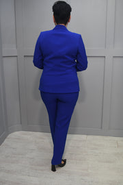 4680 Avalon Royal Blue Blazer Jacket With Buttons - Dolores 302