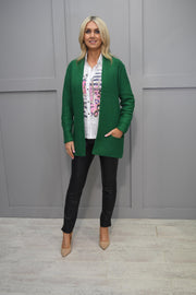 4714 Marble Green Knit Cardigan with Pockets- 6391 21