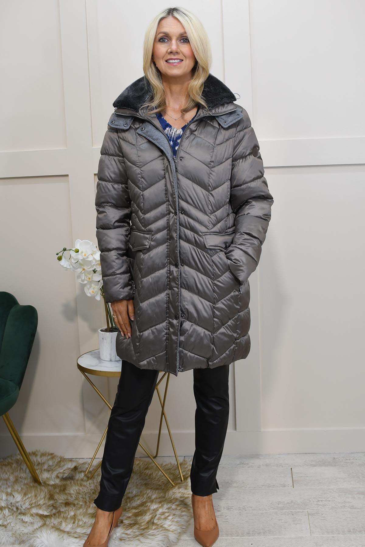 Jacke Parka Wollmantel Grau Damen Esprit Wollmantel Esprit