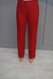 Bianca Red Tailored Trousers- 20036 31 363 Parigi