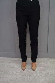 Robell Bella Full Length Fleece Trousers Black- 51559 54025 90