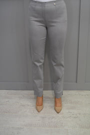 Robell Marie Pearl Grey Petite Denim Jeans - 51639 5448 91