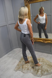 Robell Marie Slate Grey Petite Denim Jeans - 51639 5448 95