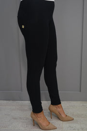 Freddy's WR.UP Organic Black Jersey, Push-up Trousers With Very High Waist- WRUP2HHC001ORG N