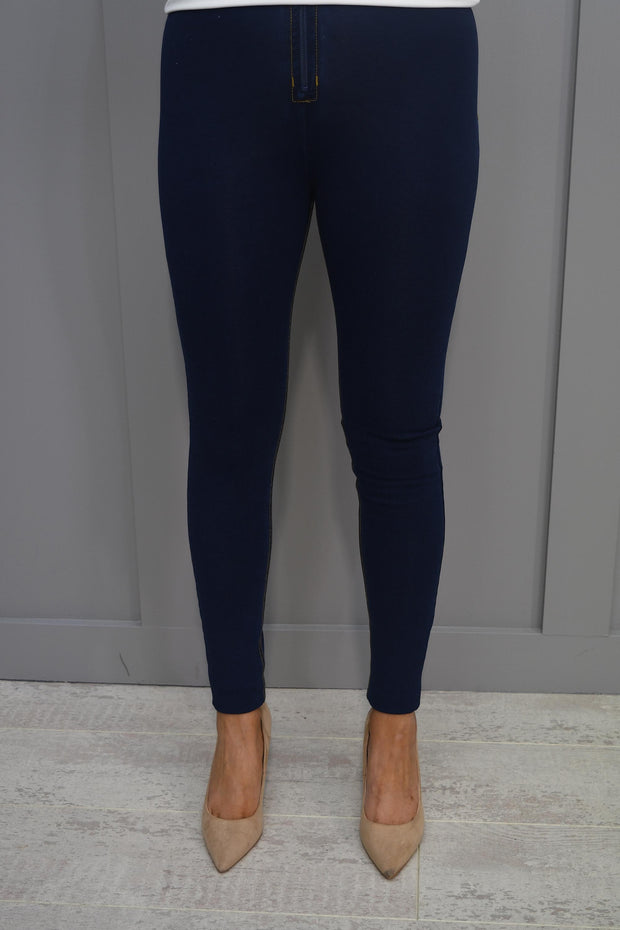 Freddy's Denim Blue WR.UP push up Superskinny High Waist Jeggings With Yellow Stitching- WRUP2HHC002ORG J0Y