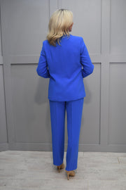 Via Veneto Cornflower Blue Suit Trousers - 605 Sarah