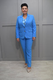 Avalon Turquoise Blazer Jacket With Buttons- Dolores 701