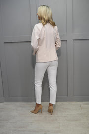 YEW Nude Jacket with Silver Button - 1207 Jemma