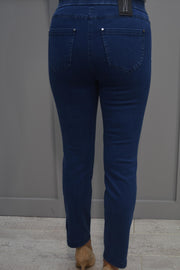 Robell Nena 09 Denim Blue Jeans With Side Zips - 52489 5448 64