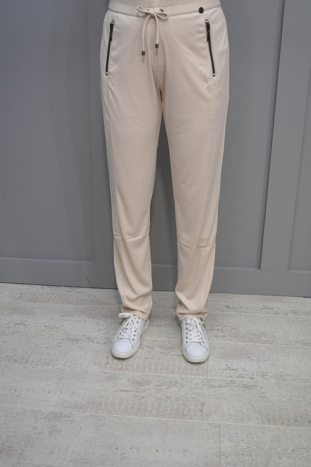 Barbara Lebek Sand Trousers With Drawstring & Pockets-65290042