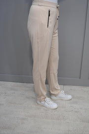 Barbara Lebek Sand Trousers With Drawstring & Pockets-65290042