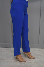 Robell Jacklyn Cobalt Blue Petite Trousers-51408 5499 650K