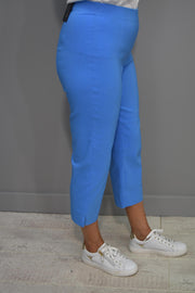 Robell Marie 07 Ocean Blue Cropped Trousers-51576 5499 601