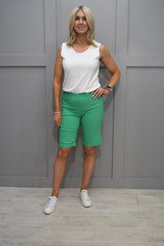 Robell Emerald Green Shorts Bella 04 - 52665 5499 843