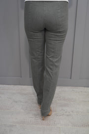 Robell Marie Washed Khaki Jeans - 51639 5448 85