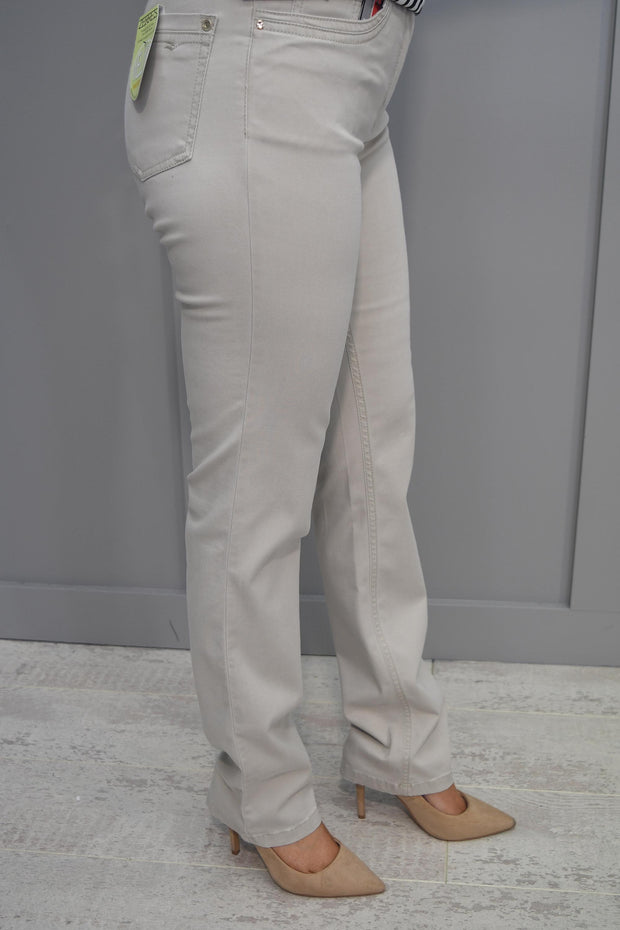 Zerres Gina Cream Wellness Soft Cotton Jeans - 1207 572 11