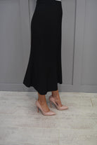 Avalon Black Long Aline Skirt - Panel 57