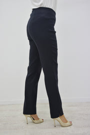 Robell Marie Navy Patterned Shimmer Trouser - 51412 54597 69