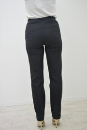 Robell Marie Grey Patterned Shimmer Trouser - 51412 54597 99