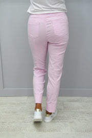 Robell Bella Pale Pink 7/8 Trousers - 51568 5499 241