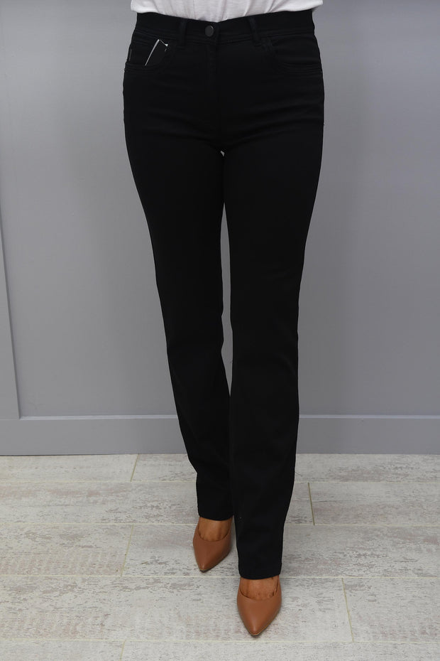 Zerres Gina Wellness Black Soft Cotton Jeans - 1207 572 99
