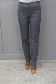Robell Marie Ferguson Fleece Grey Full Length Trouser - 51412 54025 96