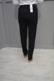 Zerres Jane Navy Trouser With Front Zips - 04649 995 69