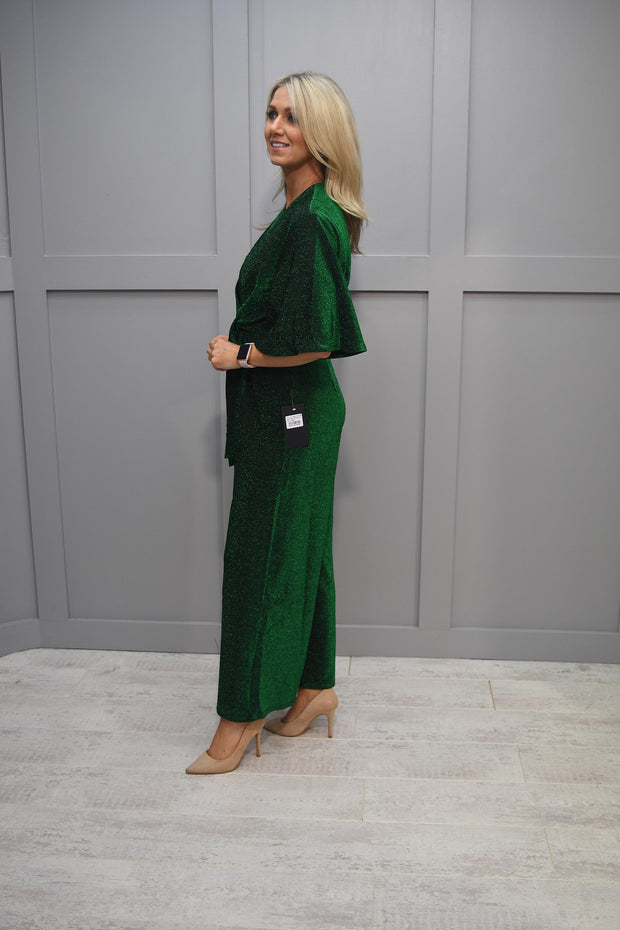 Marc Angelo Green Shimmer Jumpsuit - MA2157
