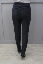 Robell Grey Faux Suede Nena Trouser With Zip Pockets - 52566 54451 95