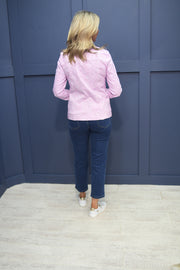 Robell Pink & White Happy Jacket - 57609 54319 43