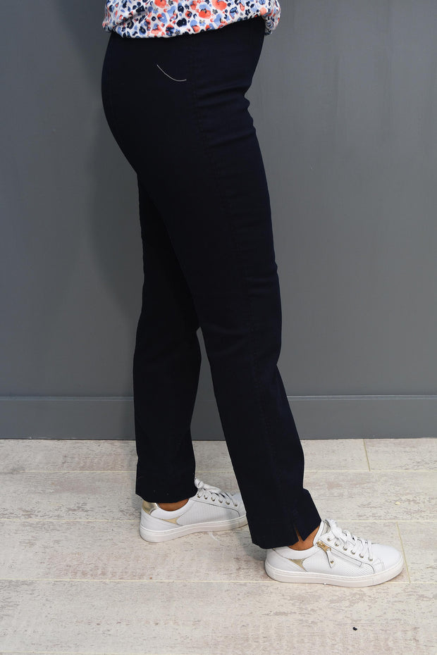Robell Marie Navy Denim Jeans Short Version - 51639 5448 69