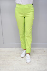 Robell Bella Lime Green 7/8 Trousers - 51568 5499 810/825