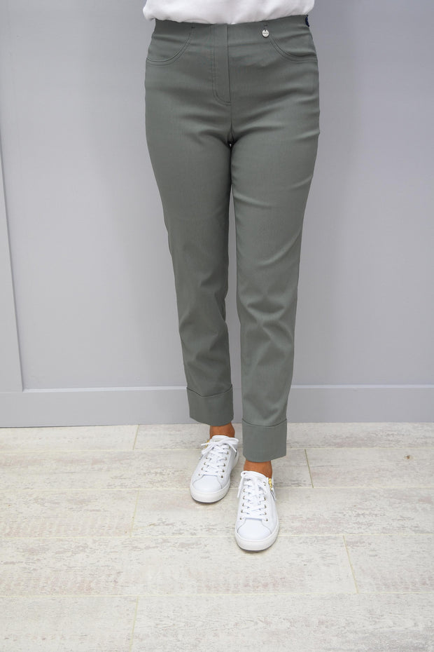 Robell Bella Trousers Army Green 881 -  51568 5499 881