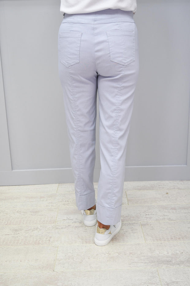 Robell Bella Pearl Grey Trousers - 51568 5499 91