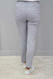 Robell Bella Trousers Silver Charm Grey - 51568 5499 920