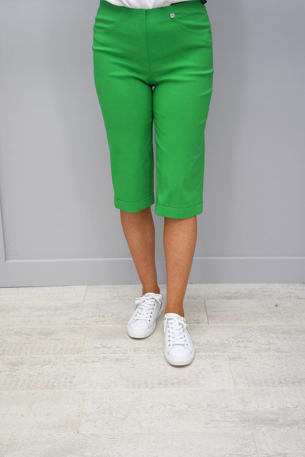 Robell Bella Emerald Green Shorts - 51625 5499 820