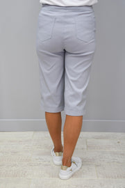 Robell Bella Silver Grey Shorts - 51625 5499 920