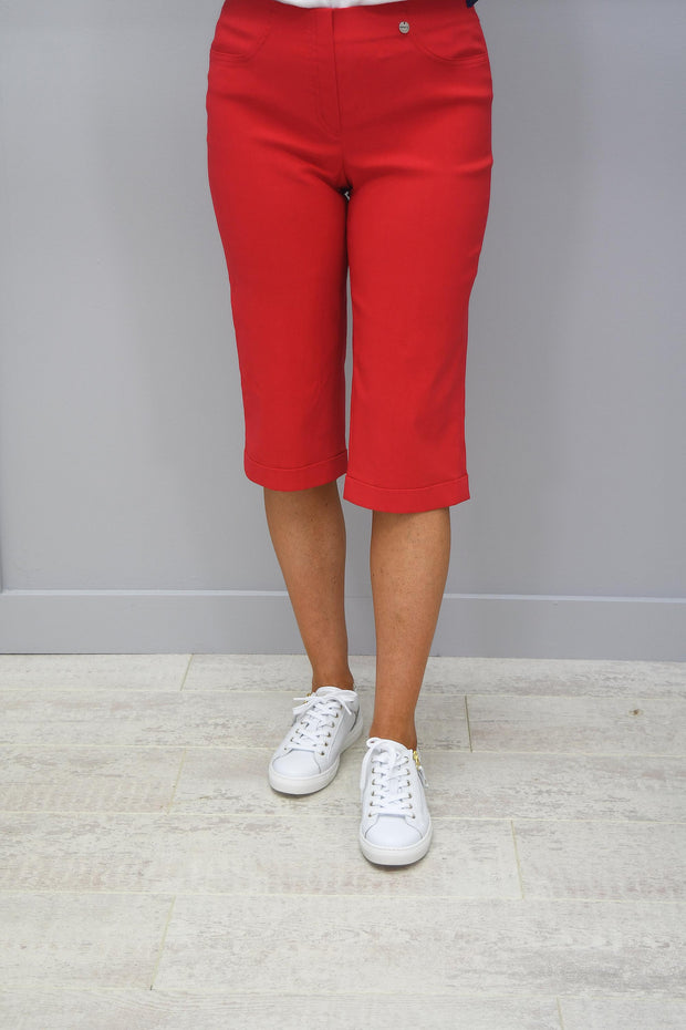 Robell Bella Red Shorts - 51625 5499 40