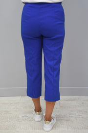 Robell Marie Blue Cropped Trousers - 51576 5499 67