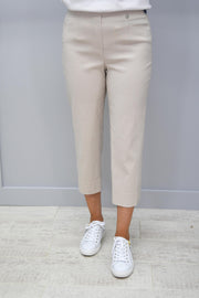 Robell Marie Beige Cropped Trousers - 51576 5499 14